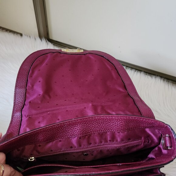 *** SOLD *** KATE SPADE PEBBLE LEATHER DUAL STRAP BAG - Picture 7 of 12
